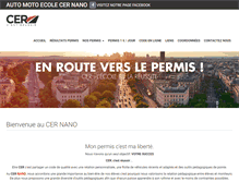 Tablet Screenshot of cer-nano.com